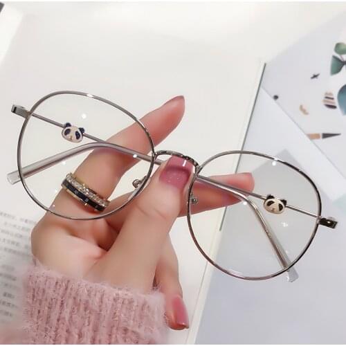 2021 Trends Office Panda Anti Blue Light Oversized Glasses Computer Women Blue Blocking Gaming Big Size Eyeglasses Frame