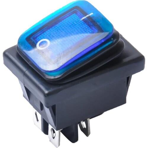 4 Pin 2 Position Rocker Toggle Switch for Car Truck Boat Motorhome