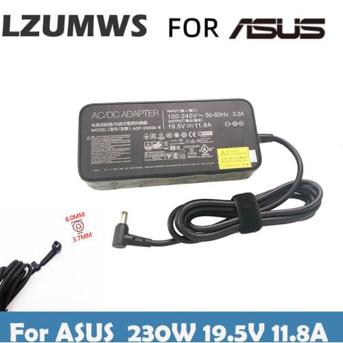 19.5V 11.8A 230W 6.0*3.7mm Charger ACNotebook laptop adapter For ASUS ROG GM501GS GX501 GX501VI-XS75