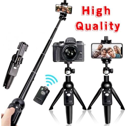 Wireless Bluetooth Selfie Stick Portable Handheld Monopod Foldable Mini Tripod With Shutter Button For Iphone IOS Android