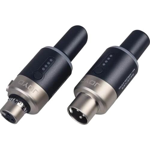 JOYO MW-1 5.8GHz Wireless Microphone System Plug-on Rechargeable Wireless Transmitter Receiver For Effector Dynamic Microphone