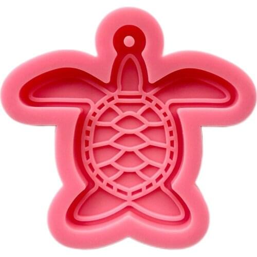 Tortoise Keychain Epoxy Resin Mold Casting Silicone Mould DIY Crafts Jewelry Casting Tools