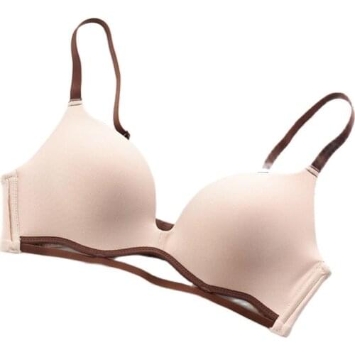 One Piece Seamless Bras For Women Push Up Lingerie Sexy Ruffles Wireless Bralette Ultra-thin Soft Underwear 32/70 -38/85 A B Cup