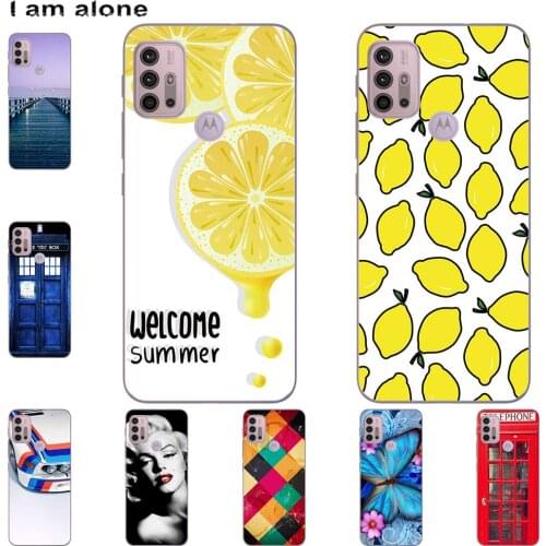 I am alone Phone Case For Motorola Moto G10 G30 2021 Fashion Color Cartoon Printed Paint Mobile For Motorola Moto G30 G10 2021