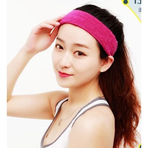 Men Sports Sweat Headbands Cheap Men Headband Sports Women Fitness Yogo Headband Sweat Hood Turban Headband 17 Colors In stock