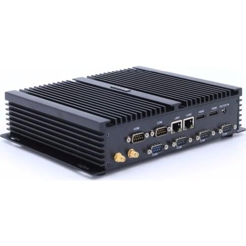 HYSTOU Core i3 i5 i7 Slim Computer 300M Wifi 2*HDMI TV Box i7 Fanless Computer 2*Intel Gigabit NICS 6*RS232 Mini PC Windows 7