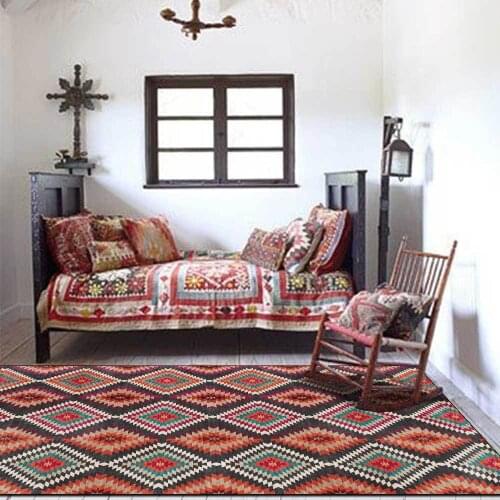 Classical European Persian Family Carpets for Living Room Bedroom Large Area Rugs Parlor Sofa Floor Mat Bohemian Home Fluffy Rug