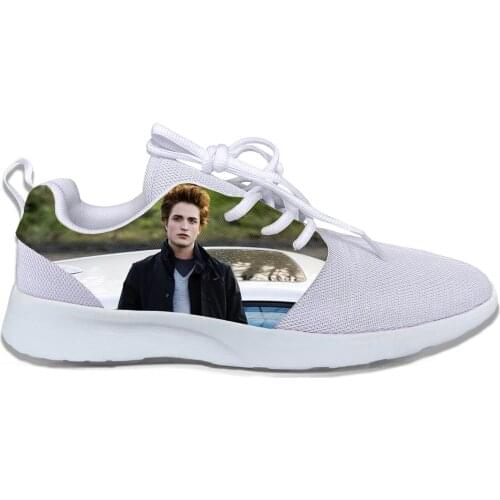 2019 Hot Cool Fashion Pop Summer Funny High Quality Sneakers Handiness Casual Shoes 3D Printed For Men Women Robert Pattinson