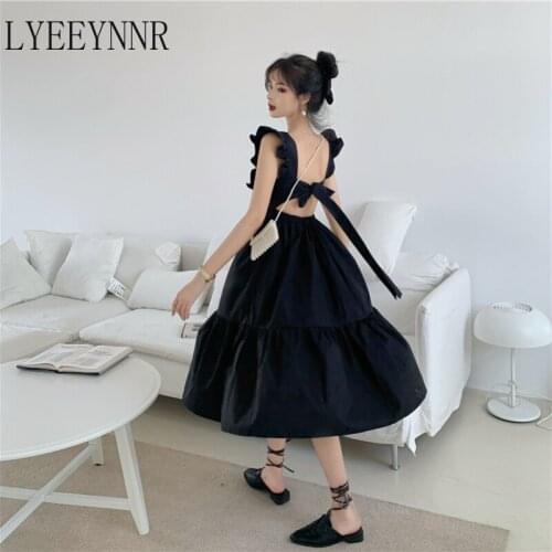 Модные платья-трапеции LYEEYNNR China At AliExpress