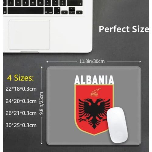 Albania National Sports Design-Albanian Pride Mouse Pad DIY Print Albania Albanian Albania Team