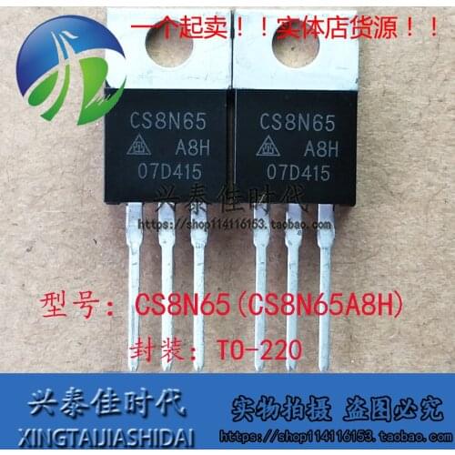 Original new 5pcs/ CS8N65 CS8N65A8H 8A/650V TO-220