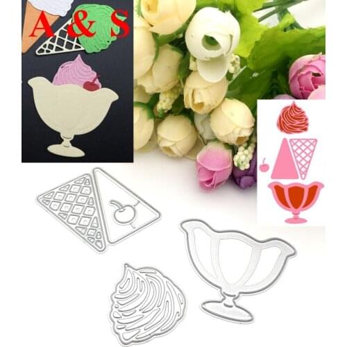 Q88 METAL CUTTING DIES Puzzle Ice Cream Scrapbook card invitation paper craft party decor embossing stencil cutter