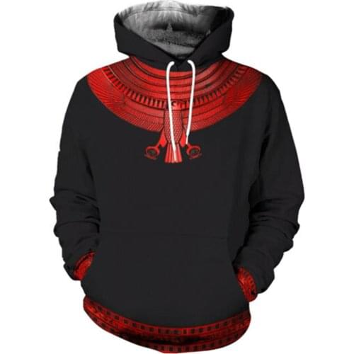 Vintage Horus Egyptian God Funny NewFashion Long Sleeves 3DPrint Zipper/Hoodies/Sweatshirts/Jacket/Men/women B-0512