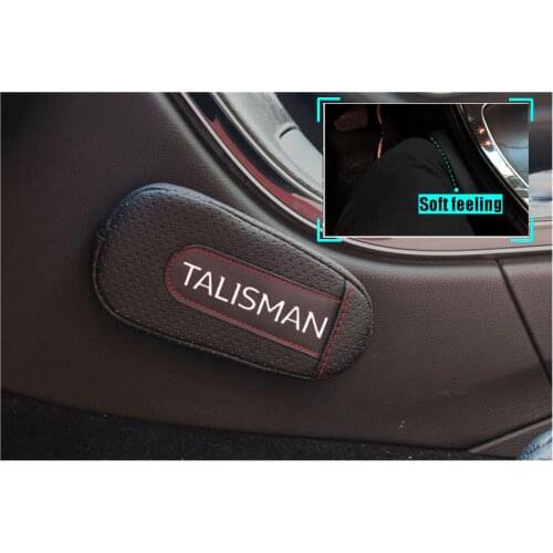 High Quality Leather Leg Cushion Knee Pad Car Door arm pad Interior Car Accessories For Renault Talisman