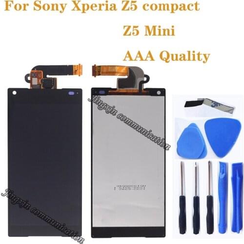 4.6" AAA display For Sony Xperia Z5 compact LCD+touch screen digitizer instead for Sony XPERIA Z5 mini E5823 E5803 LCD component