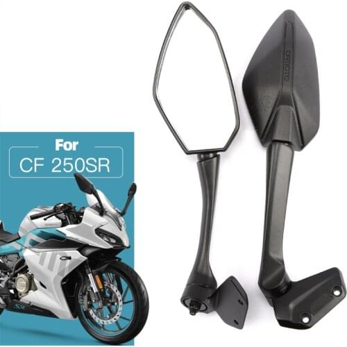 1Pair Motorcycle Rearview Mirrors,For CFMOTO CF250-6-6A 250SR,View Mirrors Back Side Convex Mirror