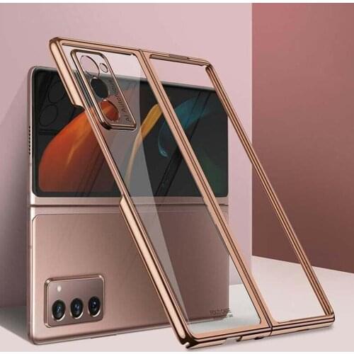 1Pcs Transparent Shockproof Case For Samsung Galaxy Z Fold 2 Front Back All Inclusive Protective Cover For Galaxy Z Fold2 Cases