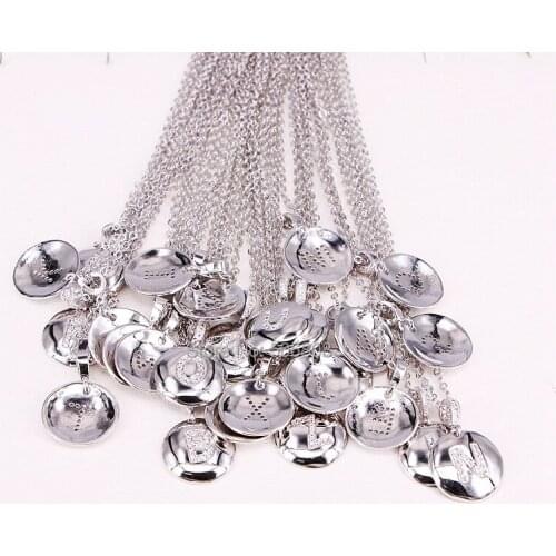10 Strands Gold/Rose Gold/Silver Color Round Micro Pave Crystal Cubic Zirconia 26 Letter Pendants Charms Necklace