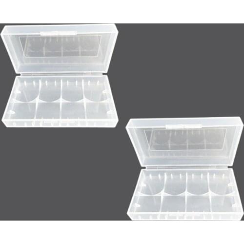2pcs Durable 26650 18650 Battery Storage Box Hard Case Holder 18650 2x AA 2xAAA Rechargeable Battery Power Bank Plastic Cases