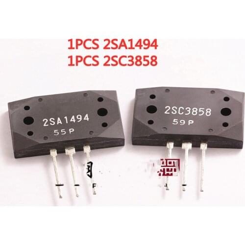2PCSPCS/LOT 2SA1494 2SC3858 A1494 C3858 TO-3PL new imported original audio amplifier IC pairing tube In Stock