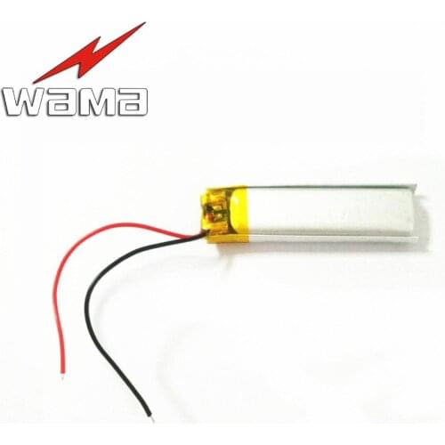 4pcs/lot 501140 180mAh 3.7V Rechargeable Lithium Li-Polymer Batteries for Bluetooth Mouse Keyboard Electronic Products