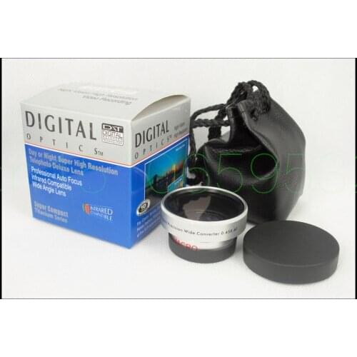 43mm 0.45x WIDE Angle + Macro Conversion LENS 43 0.45 Silver