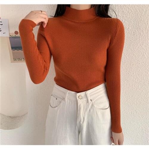 55% de desconto 2021 primavera feminina manga longa gola casual pulôver pulôver escritório pulôver camisas femininas coreanas