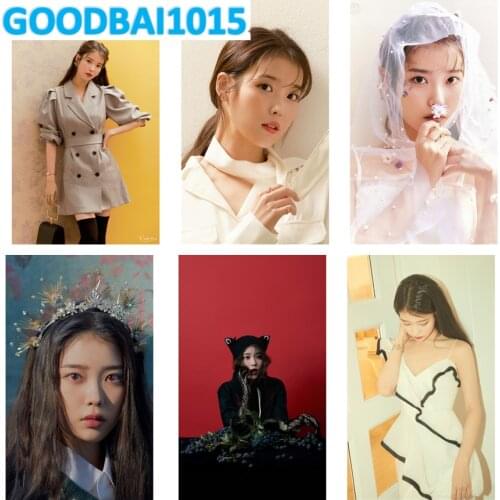 Korean Stars 5D DIY Diamond Painting Full Drill Iu Cross Stitch Kits Diamond Mosaic Embroidery Home Decor Gift