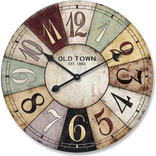 Mark Lab Wooden Decorative Round Wall clock 50 X50 Wall clock