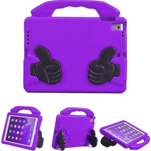 Kids Case Tablet Protect Cover thumb Handle Stand Foam Shock Proof Soft Case For iPad 9.7 2017 2018 A1822 A1823 A1893 A1954 #S