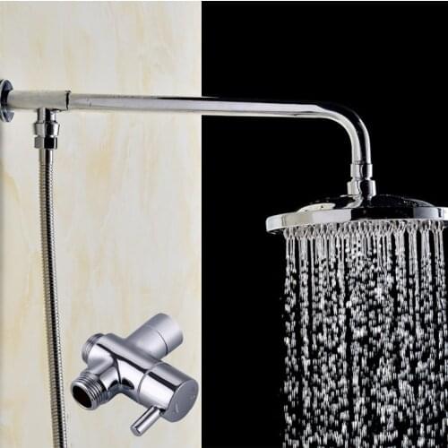 Free Shipping 8 inch Round Rainfall Shower Head And Shower Arm Shower System with T-adapter Shower Set