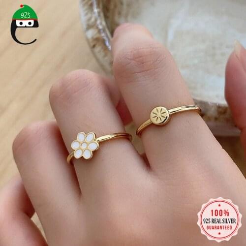 Женские золотые кольца ELFOPLATASI China At AliExpress