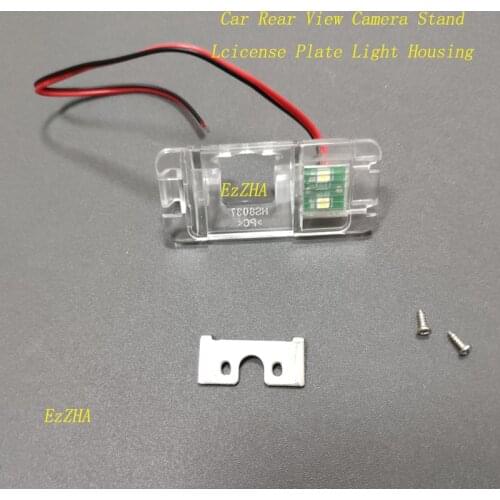 EzZHA Car Rear View Camera Bracket License Plate Lights For Ford Mondeo Focus Fiesta Hatchback S-Max S Max Kuga Transit Everest