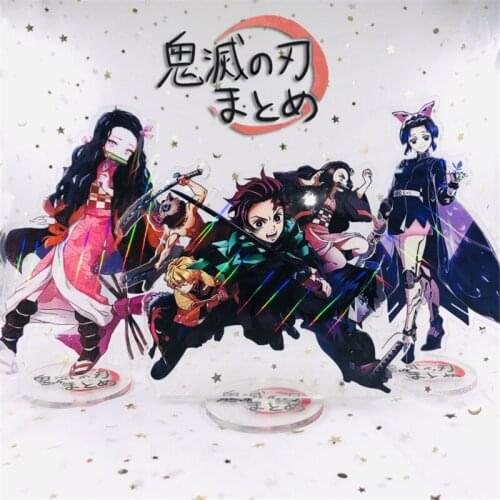 Hot Anime Demon Slayer Kimetsu no Yaiba Kamado Tanjirou Kamado Nezuko Acrylic Stand Figure Cosplay Decoration Decor Gifts