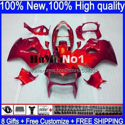 Body For HONDA Interceptor metal red all VFR 800RR 800 RR CC 128MC.92 VFR800 RR 98 99 00 01 VFR800RR 1998 1999 2000 2001 Fairing