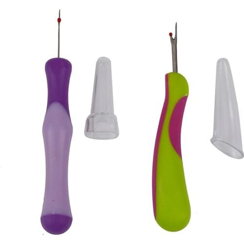 Creative Stitches Removed Tool Wire Picker Practical DIY Handcraft Sewing Thread Cutter Seam Ripper With Rubber Handle