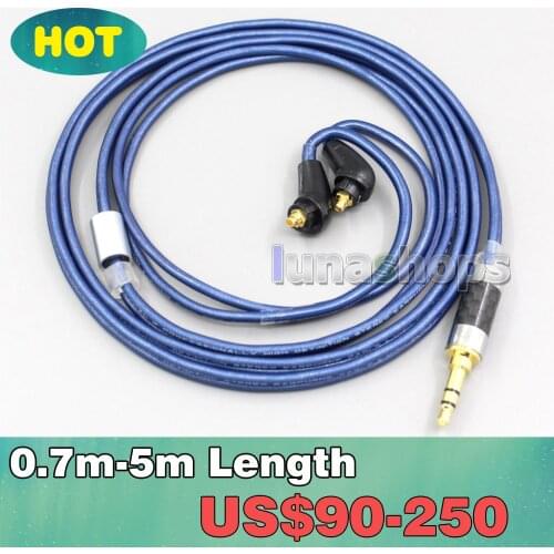 Litz High Definition 99% Pure Silver Earphone Cable For Sony XBA-H2 XBA-H3 XBA-Z5 xba-A3 xba-A2 LN006789