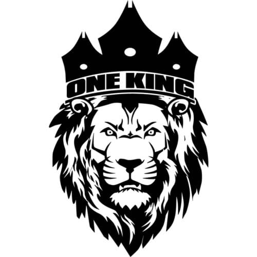 Car Stickers Decor Motorcycle Decals Cool King Lion Decorative Accessories Creative Sunscreen Waterproof PVC