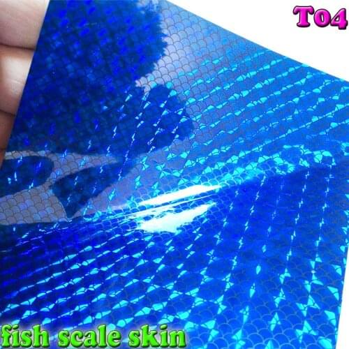 Beautiful fish clothes lure stickers color is blue size:10cm*15cm papers:10pcs/lot model:T04