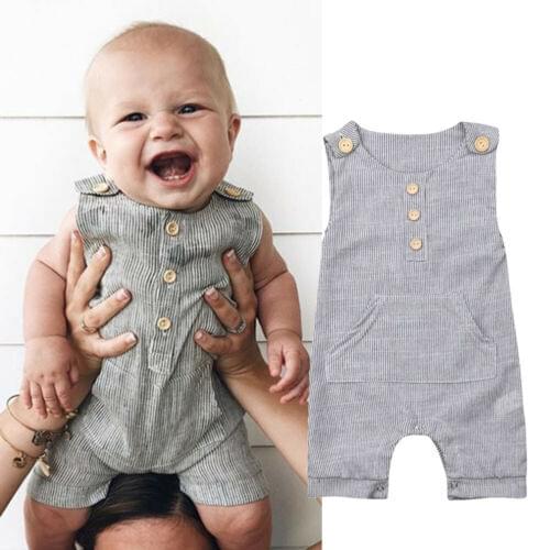 2019 Newborn Baby Boy Girl Outfit Clothes cotton soft Striped Romper Tops Jumpsuit Shorts Pants for Kid clothes toddler Children