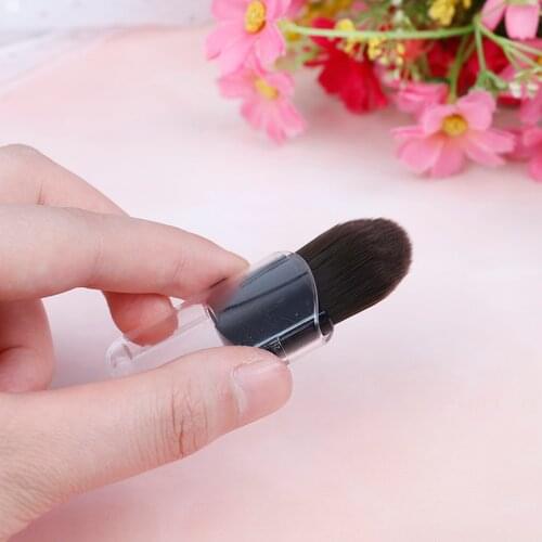 Portable Makeup Brushes Cheek Loose Powder Brush Beauty Fix Make Up Tools Retractable Single Small Cosmetics Brushes for travel