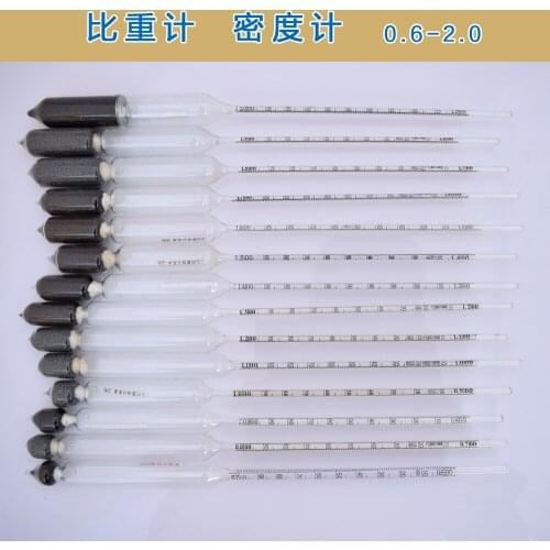 Glass hydrometer densitometer float meter Po Mei meter Po US hydrometer liquid densitometer