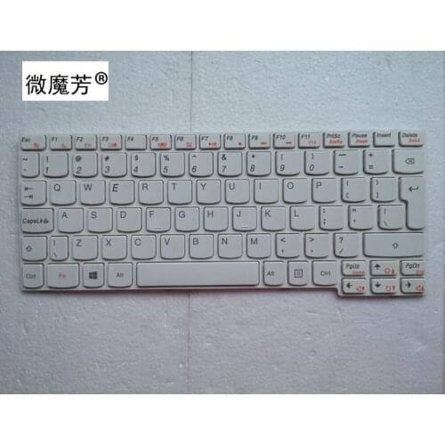UI white New English Replace laptop keyboard For Lenovo S10-3 S10-3S S100 M13
