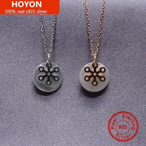 Elegant S925 Sterling Silver Snowflake Necklace Pendant For Women Fashion Retractable Adjustable Clavicle Chain Fine Jewelry