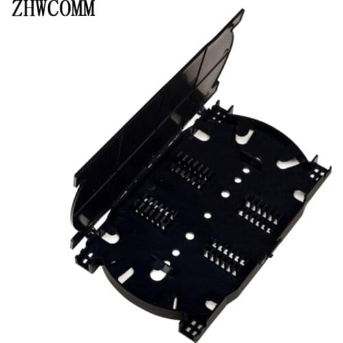 ZHWCOMM 10PCS 24 cores fiber optic splice tray FTTH cable protection box Optical fiber Protection box