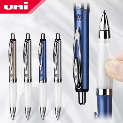 1Pcs Uni AlphaGel Ballpoint Pen UMN-207GG 0.7mm Anti-Fatigue Ballpoint Pen Comfortable Soft Grip Can Replace 0.5 / 0.38 Refills