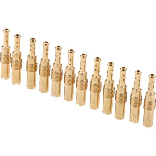 12 Pieces Slow/Pilot Jet Kit For PWK Keihin OKO CVK 35 38 40 42 45 48 50 52 55 58 60