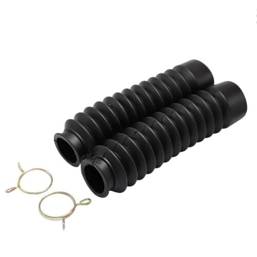 2pcs Universal Motorcycle Rubber Protector Motorcycle Front Fork Cover Protector Shock Protector Dust Cover