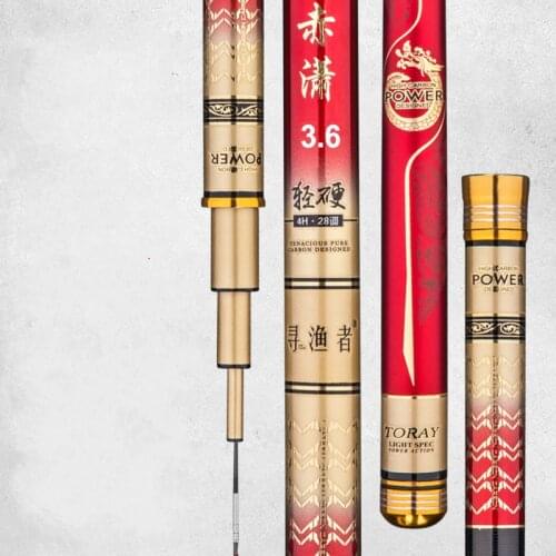 3.6M -7.2M Carp Fishing Rod Telescopic Wedkarstwo Olta Ultra-light Super Hard Pole for Freshwater Fishing Canne Vara De Pesca
