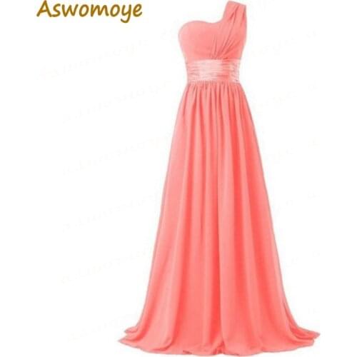 Женские платья на одно плечо Aswomoye China At AliExpress